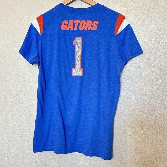 Nike womens short sleeve vneck T-shirt, Florida Gators colors logo Extra Large - Picture 4 of 5